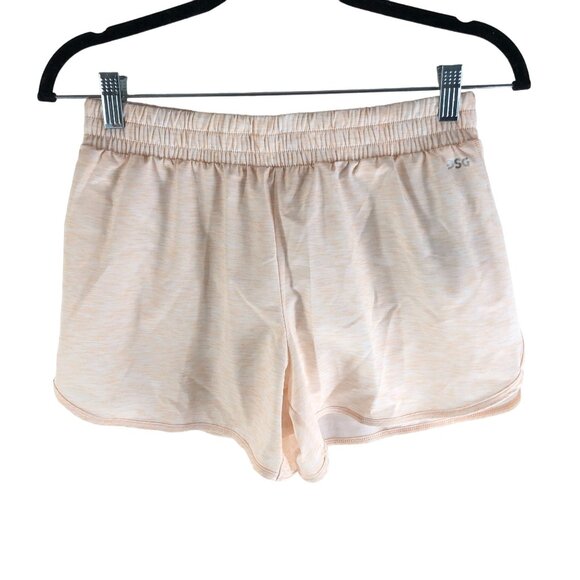 DSG Girls Mid Rise Stride Run Shorts Heathered Peach/Pink XL - Picture 1 of 5